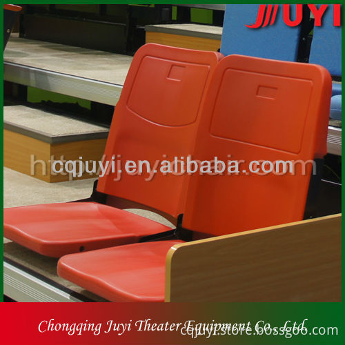 Chinese indoor arena gym bleachers with plastic arm seat/chair stadium JY-6211